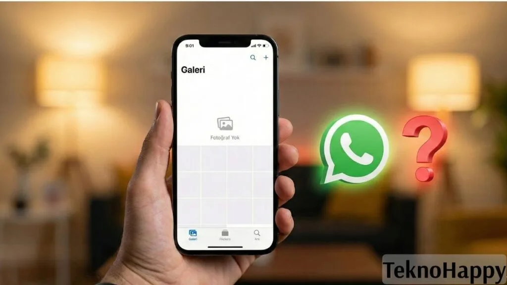 WhatsApp fotoğrafları galeride gözükmüyor sorunu ve boş galeri ekranı hatası çözümü